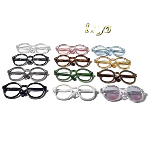Vente en gros de lunettes transparentes miniatures de 4,5 cm, 6,5 cm et 9 cm pour poupées en coton 1/3 BJD 17 cm - Product Image 1