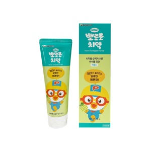 Pasta de Dientes Pororo 90g Sabor Melón, Sin Flúor, Higiene Bucal Infantil, Corea, Uso Doméstico, Tamaño Regular - Product Image 2