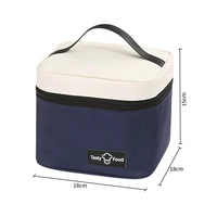 Sac d'isolation thermique épaissi en film d'aluminium coloré sac isotherme portable pour boîte à lunch extérieure