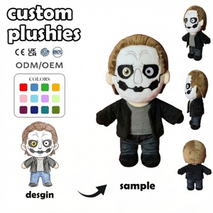 Peluche Personalizzati in Cotone PP con Ricami e Rete, Personaggi di Film <span class=keywords><strong>Horror</strong></span>, Regalo di Compleanno - Product Image 2