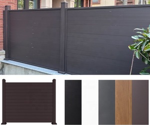 Panneaux de clôture de <span class=keywords><strong>jardin</strong></span> en aluminium co-extrudé pour bâtiments modernes, écologiques, résistants à la décomposition et imperméables - Product Image 3