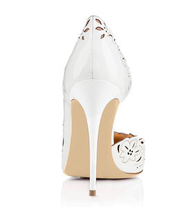 <span class=keywords><strong>Scarpe</strong></span> eleganti <span class=keywords><strong>da</strong></span> <span class=keywords><strong>donna</strong></span> con spillo a fiore di colore bianco alla moda con cinturini alla caviglia accessori per abiti <span class=keywords><strong>da</strong></span> <span class=keywords><strong>sera</strong></span> - Product Image 3