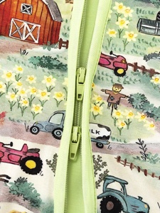 Piyama Bayi Desain Khusus Motif Pedesaan Miozing, Baju Tidur Bayi Bahan Bambu untuk Eksim, Romper Bayi ODM - Product Image 4