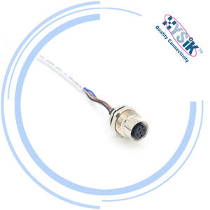 Разъем Ethernet M12, 5-контактный, с кодировкой D, для PROFINET, предназначен для промышленных сетей и робототехники - Product Image 4