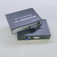 Konverter Media Fiber Optik HD Video Audio 1080P Single Fiber Single Mode SC 1000Mbps Extender 20KM FTTH IP TCP Cangkang Logam