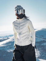 Veste de moto imperméable en peau de serpent pour femme, coupe courte et ajustée, col montant, fine, pour l'hiver