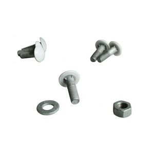 Grade 8 Heavy Duty Silo Stud Bolt 1/2" M8 Round Head for Industrial Liquid Storage Tanks &amp; Effluent <strong>Pools</strong> Rust Proof Reliable - Product Image 5