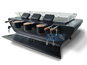 Professional Dual Boiler Commercial Barista Semi-automatic Espresso Three Head Coffee Machine <b>With</b> Display Screen - Product Image 2