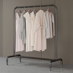 Modern Double-Bar <b>Clothes</b> Drying Rack Thickened Version Movable Function Durable High Load-Bearing Capacity Living Room Bathroom - Product Image 6