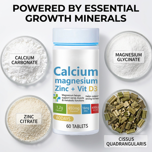 Tabletas <span class=keywords><strong>de</strong></span> Calcio, Magnesio y <span class=keywords><strong>Zinc</strong></span> con Vitamina D3, <span class=keywords><strong>Suplemento</strong></span> Mineral <span class=keywords><strong>para</strong></span> la Nutrición Diaria, OEM, ODM, Venta al por Mayor - Product Image 4