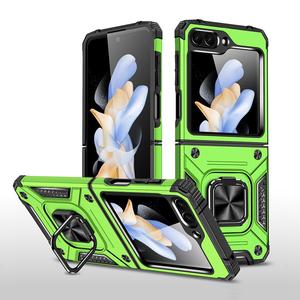 Étui antichoc <span class=keywords><strong>2</strong></span> en 1 pour téléphone avec <span class=keywords><strong>support</strong></span> de bague à 360 degrés pour <span class=keywords><strong>support</strong></span> de <span class=keywords><strong>voiture</strong></span> TPU PC Cover Mobile Case For <span class=keywords><strong>Samsung</strong></span> Galaxy <span class=keywords><strong>Z</strong></span> Flip 4 5 6 - Product Image 1