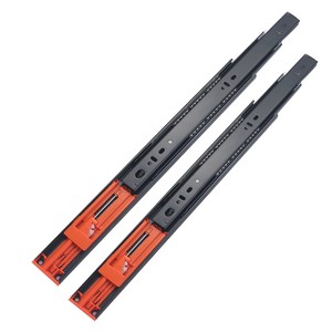 Fabrication Fermeture en douceur <span class=keywords><strong>Glissière</strong></span> télescopique de cuisine <span class=keywords><strong>Glissière</strong></span> de tiroir en acier à <span class=keywords><strong>extension</strong></span> complète Glissières de tiroir d'armoire à roulement à billes de 45mm - Product Image 1