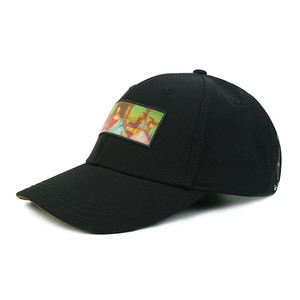 Haute qualité broderie <span class=keywords><strong>la</strong></span> <span class=keywords><strong>cène</strong></span> patch casquette de baseball en gros boucle en métal noir 6 panneau papa chapeau - Product Image 2