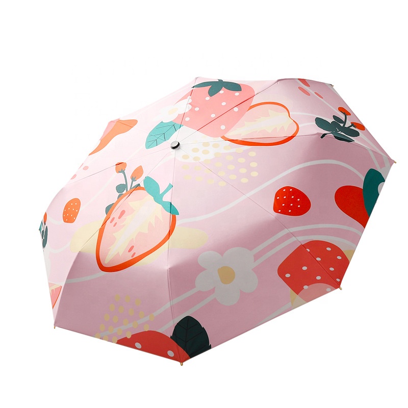Mini Ombrello Da Tasca Pieghevole 6 Piege – Antivento, Anti-UV UPF 50+, Impermeabile, 14 Cm Chiuso, Per Pioggia E Sole, Viaggio E Outdoor