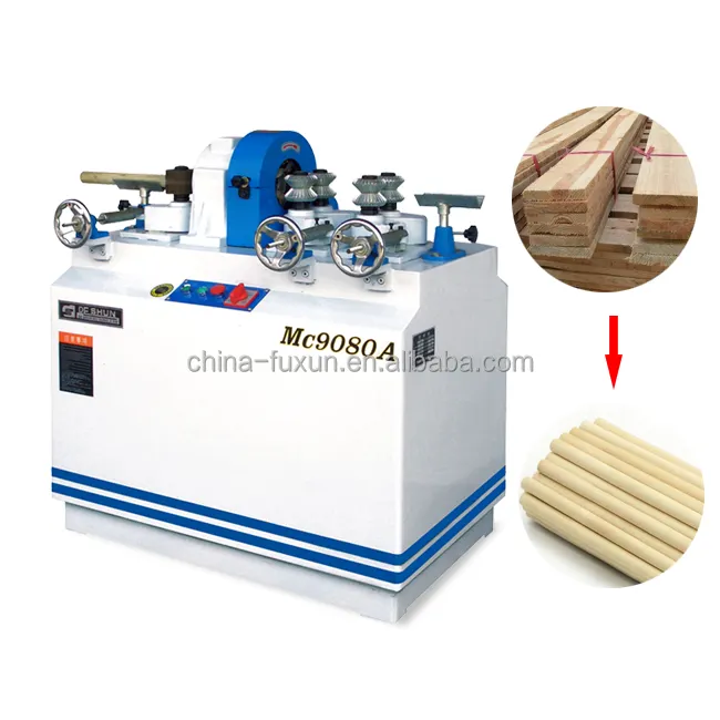 wooden broom handle wooden round machine production line of wood broom stick