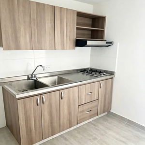 Ensembles de meubles de cuisine modulaires modernes en bois/<span class=keywords><strong>MDF</strong></span> laqué/acrylique de petite taille avec glissières de tiroir et charnières - Prix abordable pour projets d'occasion - Product Image 1