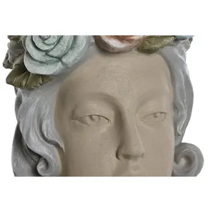 Vaso di Fiori in Magnesia Crema Piccolo 32x30x48cm - Product Image 3