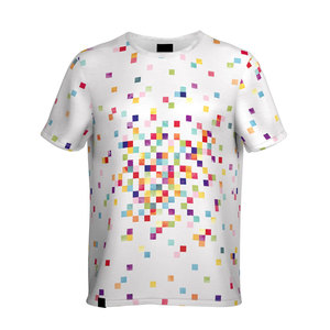 เสื้อทีเชิ้ตกีฬาคอกลมของผู้ชายไซส์ใหญ่พิเศษเสื้อยืดแขนสั้นเข้ารูประบายอากาศได้ดี - Product Image 1