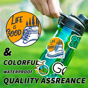 Pegatinas de Vinilo Brillante Adhesivas, Resistentes al Agua, con Diseño de Cáscara de Huevo Colorida, Personalizadas, para Promoción y Manualidades - Product Image 6