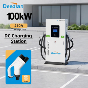 สถานีชาร์จรถยนต์ไฟฟ้าเชิงพาณิชย์แบบติดตั้งบนพื้น 60KW 120KW 240KW หัวชาร์จคู่ รองรับ OCPP1.6 WIFI 4G ระบบไฮบริด รองรับการชาร์จหลายคัน - Product Image 1
