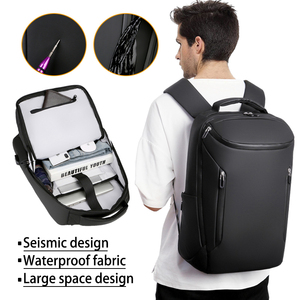 <span class=keywords><strong>Mochila</strong></span> Robusta y Fácil de Limpiar para Portátil con Correa para Equipaje, Conveniente para Viajes Aéreos, <span class=keywords><strong>Mochila</strong></span> para Viajes Internacionales - Product Image 4