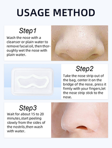 Patchs hydrocolloïdes imperméables pour le nez, élimination des points noirs, patchs pour le visage, éliminateur de points noirs, acné - Product Image 4