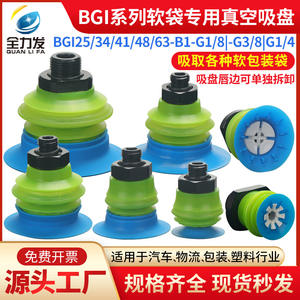 Boquilla Neumática Industrial BGI-25/34/41/48/63 de Succión al Vacío de Potencia Completa para Paletización de Alimentos en Envases Flexibles - Product Image 5