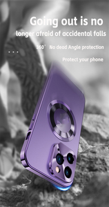 Custodia Magnetica Protettiva a 360 Gradi per iPhone 18 17 13 14 15 16 18 Pro Max con Copertura Frontale in Vetro - Product Image 4