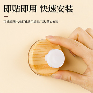 Suction Cup <b>Hooks</b> Round Wall Mounted Minimalist Durable <b>Kitchen</b> Bathroom Door <b>Hooks</b> - Product Image 3