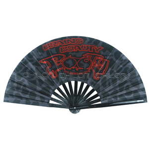 Éventail pliant personnalisé en bambou, motifs musicaux, <span class=keywords><strong>de</strong></span> dessins animés et floraux, pour le sport, la publicité et les cadeaux d'entreprise - Product Image 2
