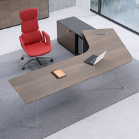 Muebles de Oficina Modulares de Madera de Lujo, Escritorios y Mesas de Oficina de Diseño para Oficina Administrativa, Calidad Premium