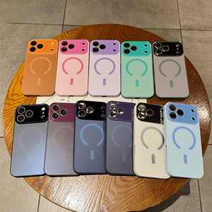 เคสโทรศัพท์หน้าต่างขนาดใหญ่สำหรับ iPhone 18/17 Pro Max พร้อมแผ่นหลังแบบด้าน AG และเคสป้องกันแบบแม่เหล็ก 16 สี - Product Image 4