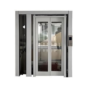 Solusi angkat rumah luar ruangan <span class=keywords><strong>Lift</strong></span> perumahan hidrolik tahan lama dengan kabin kaca untuk 2-8 lantai