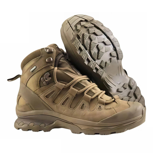 TSB1 Black Waterproof Outdoor <b>Hiking</b> <b>Boots</b> PU Material All Seasons Durable Ankle Shoes - Product Image 4