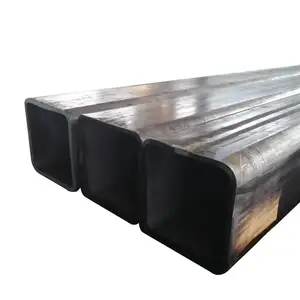 Astm Structural Black Iron Tube Steel Carbon Steel Hollow Pipe Square Rectangular Steel Carbon Pipe