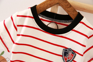 Conjunto de Ropa para Niños de Alta Calidad, Cómodo y Elegante, Camisa para Niño con Rayas, Conjuntos de Ropa para Niños de la India - Product Image 2