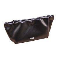 Nouveauté : Étui à lunettes Black Cloud en cuir PU souple, boîte à lunettes de soleil avec logo personnalisé sur tissu et fer, emballage personnalisable