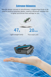 FreedConn FX Motorradhelm Bluetooth-Gegensprechanlage, IP67 Wasserdicht, Bluetooth 5.1, Musik-Sharing, Freisprechfunktion für Fahrer - Product Image 3