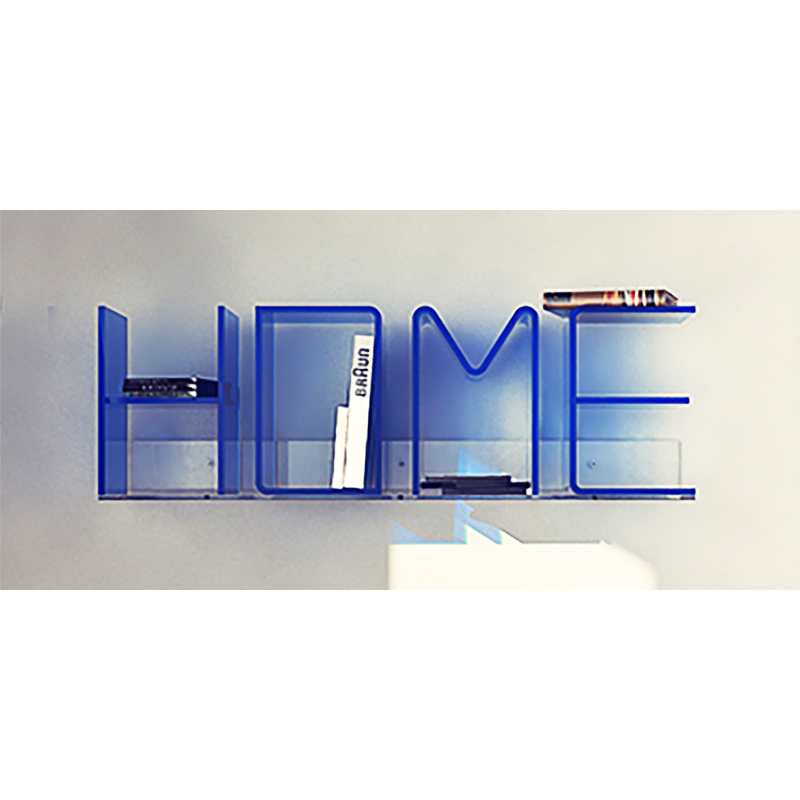 Настенная акриловая полка