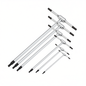 Jeu de clés hexagonales à poignée en T, 6 pièces, clés Allen métriques pour outils de réparation automobile - Product Image 2