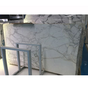 Carrelage en marbre blanc Calacatta, marbre turc Carrara, porcelaine polie, carrelage en marbre blanc avec ligne noire - Product Image 3