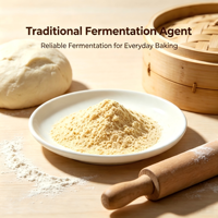 Levain sec actif à haute viabilité cellulaire, puissance de fermentation ≥450mL/h pour la production de Mantou, Baozi et de pain de boulangerie