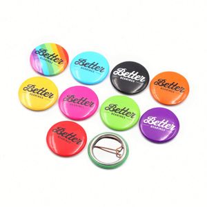Botones Metálicos Circulares Personalizables con Base de Estaño y Pasadores de 5mm, Técnica de Fundición a Presión para Regalos con Logotipo - Product Image 2