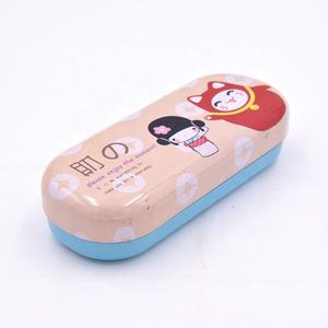 תיק משקפיים מתכת חמודים תיק & קופסת עיפרון לילדים כיתה מזון - Product Image 2