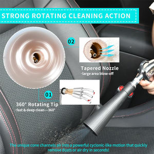 Pistolet de lavage de pulvérisation intérieure de voiture à haute pression outil d'équipement de lavage de voiture à impulsion d'air - Product Image 3