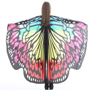 Donne calde ali di farfalla mantello Pashmina scialle sciarpa ninfa folletto Costume mantello accessorio - Product Image 1