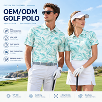 Polo de golf en piqué de coton pour homme avec logo personnalisé, manches courtes, bordure contrastée, col côtelé, polo brodé pour club de golf