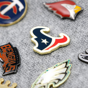 Denver <span class=keywords><strong>Broncos</strong></span> Badge numérique imprimé métal broche broche sport thème bijoux pour pour épinglette fabricant NFLTeams Logo Offre Spéciale - Product Image 4