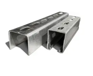 41x41mm C rail and runner for steel solar mounting system