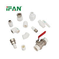 IFAN Matériaux de plomberie fiables : Raccords et tuyaux PPR, coudes, tés, manchons 20-110MM
